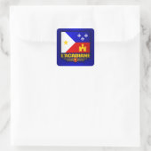 Acadiana Pride Vierkante Sticker (Tas)