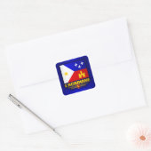 Acadiana Pride Vierkante Sticker (Envelop)