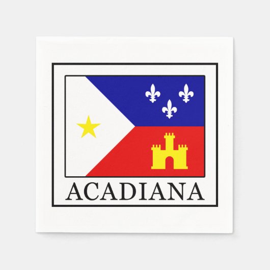 Acadiana Servetten (Voorkant)