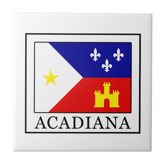 Acadiana Tegeltje (Voorkant)