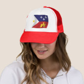 Acadiana Vlag Hoed Trucker Pet (In situ)