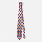 Acadiana Vlag Knoop Stropdas (Voorkant)