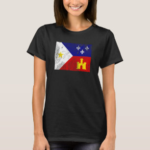 Acadiana Vlag Louisiana Cajun Country T-shirt