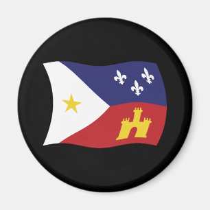 Acadiana Vlag Magneet