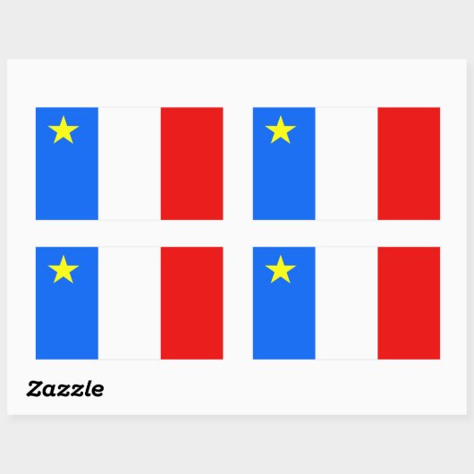 Acadievlag Rechthoekige Sticker (Vel)