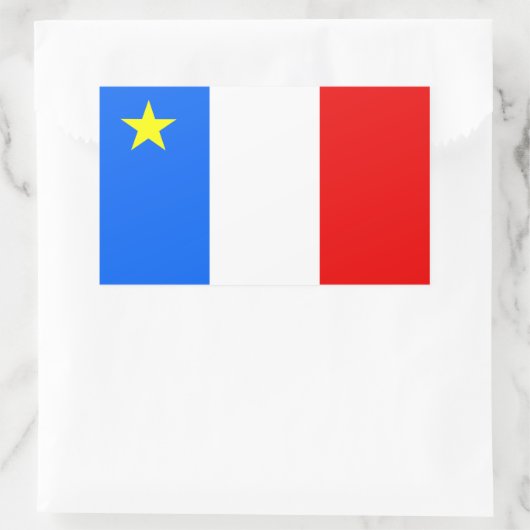 Acadievlag Rechthoekige Sticker (Tas)