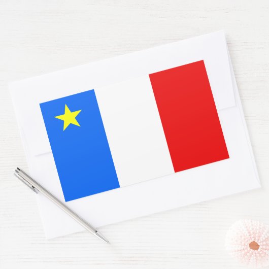 Acadievlag Rechthoekige Sticker (Envelop)