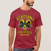 Acadina middelbare school t-shirt (Voorkant)