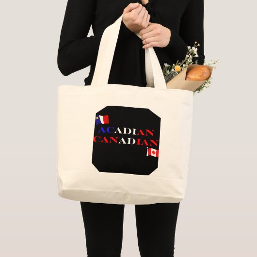 Acadisch Canadees Grote Tote Bag (Voorkant (product))