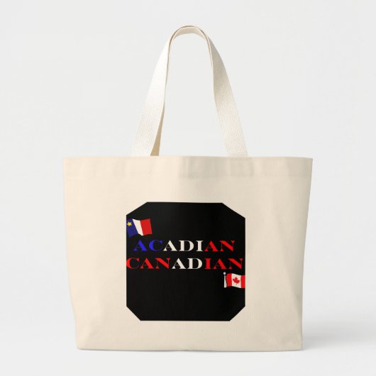 Acadisch Canadees Grote Tote Bag (Voorkant)