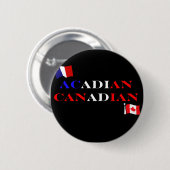 Acadisch Canadees Ronde Button 5,7 Cm (Voorkant /achterkant)