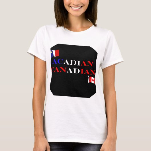 Acadisch Canadees Vrouwen T-shirt (Voorkant)