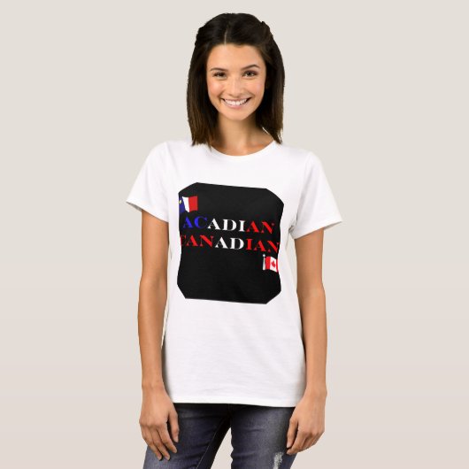 Acadisch Canadees Vrouwen T-shirt (Voorkant volledig)