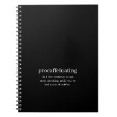 Acaffeinaten Notitieboek (Voorkant)