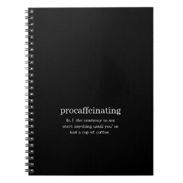 Acaffeinaten Notitieboek