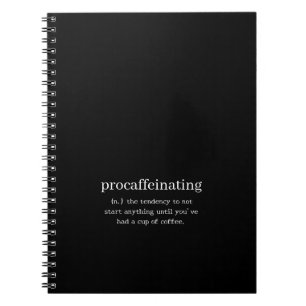 Acaffeinaten Notitieboek