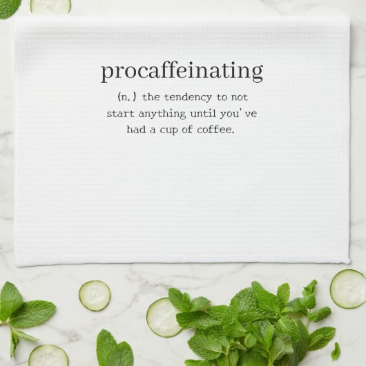 Acaffeinaten Theedoek (Gevouwen)