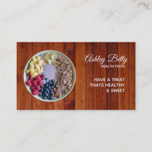Acai Bowls Healthy Visitekaartjes