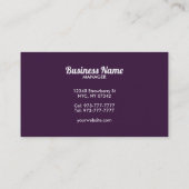 Acai Bowls-visitekaartjes Visitekaartje (Achterkant)