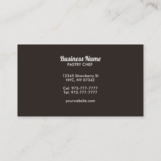  Acai Bowls-visitekaartjes Visitekaartje (Achterkant)