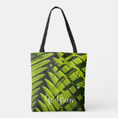 Acai palm leaf design on Tote Bag (Achterkant)
