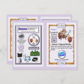 Acamus - Ridder Actinium Zwaard Briefkaart (Voorkant / Achterkant)