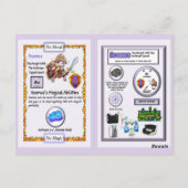 Acamus - Ridder Actinium Zwaard Briefkaart (Achterkant)