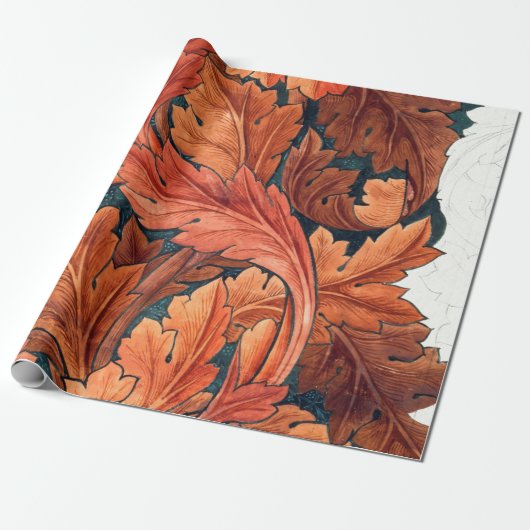 Acanthus (1879-1881) van William Morris Cadeaupapier (Uitgerold)