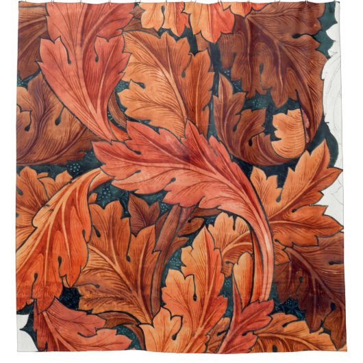 Acanthus (1879-1881) van William Morris Douchegordijn (Voorkant)