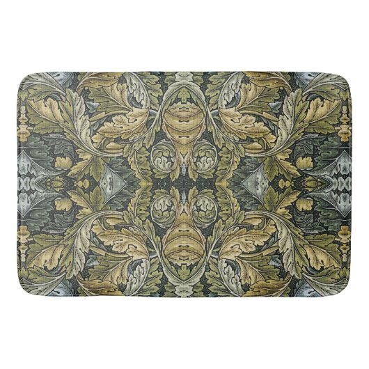 Acanthus  bloemmotief van William Morris Badmat (Voorkant)