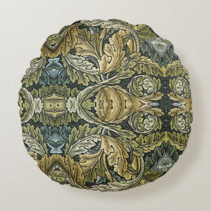 Acanthus bloemmotief van William Morris Rond Kussen