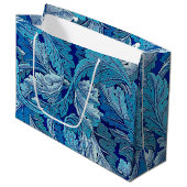 Acanthus Blue, William Morris Large Gift Bag Groot Cadeauzakje (Voorkant Gekanteld)