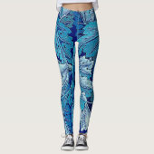 Acanthus Blue, William Morris Leggings (Voorkant)