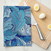 Acanthus Blue, William Morris Theedoek (Quarter Fold)