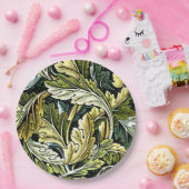 Acanthus, een William Morris-patroon, Papieren Bordje (Feest)