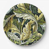 Acanthus, een William Morris-patroon, Papieren Bordje (Voorkant)