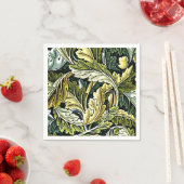 Acanthus, een William Morris-patroon, Servet (Insitu)