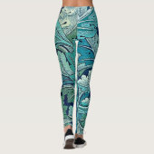 Acanthus Green, William Morris Leggings (Achterkant)