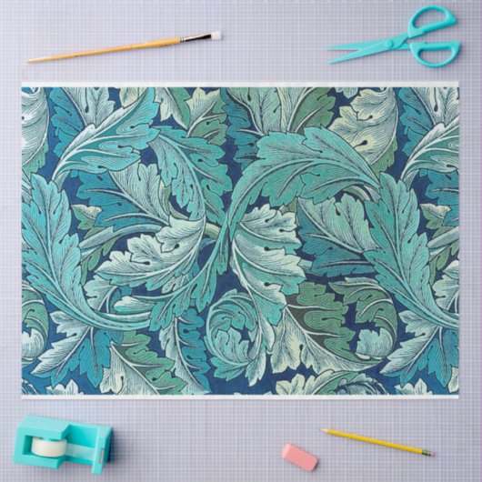 Acanthus Green, William Morris Tissuepapier (Craft)