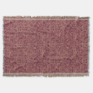 Acanthus in Plum Deken