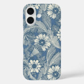 acanthus kobalt denim Case-Mate iPhone case (Achterkant)
