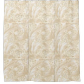 Acanthus Leaves in Soft Beige Shower Curtain Douchegordijn (Voorkant)