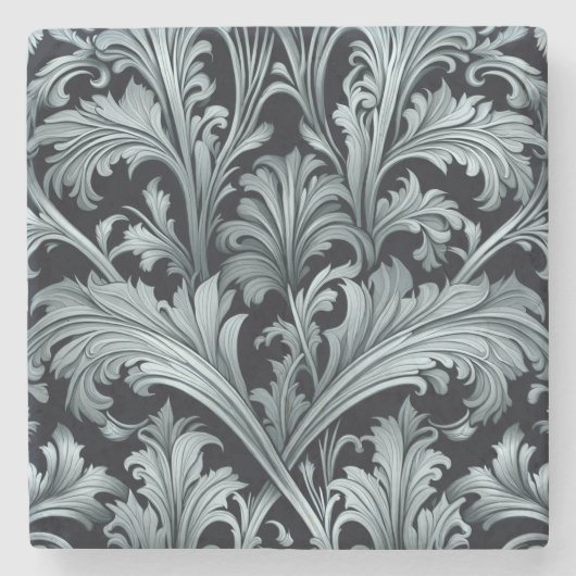 Acanthus Leaves Stenen Onderzetter (Voorkant)