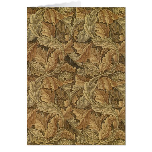 Acanthus Leaves van William Morris, Antiek textiel (Voorkant)