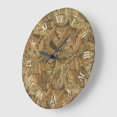 Acanthus Leaves van William Morris, Antiek textiel Grote Klok (Hoek)