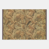Acanthus Leaves van William Morris, Antiek textiel Inpakpapier Vel (Voorkant)