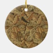 Acanthus Leaves van William Morris, Antiek textiel Keramisch Ornament (Achterkant)