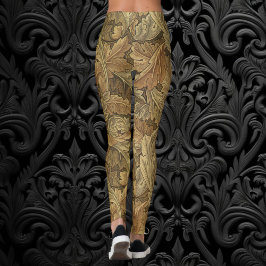 Acanthus Leaves van William Morris, Antiek textiel Leggings