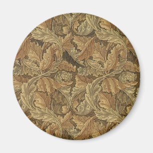 Acanthus Leaves van William Morris, Antiek textiel Magneet