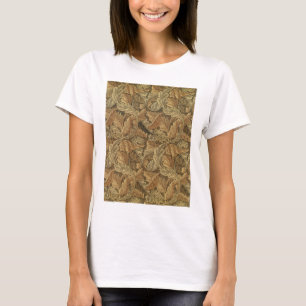 Acanthus Leaves van William Morris, Antiek textiel T-shirt